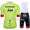 Conjunto Maillot + Culotte Corto con tirantes 2018 Trek-Segafredo N002
